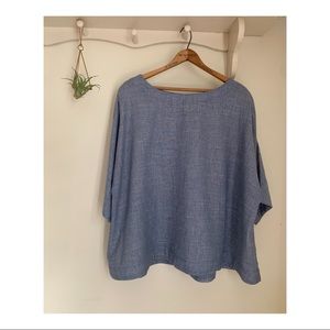 Flowy Blue Top — WORN ONCE